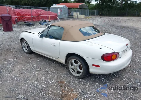 1999 Mazda Mx-5 Miata Leather Pkg/Popular Equipment Pkg/Sports Pkg/Touring Pkg from USA, damaged, VIN JM1NB3537X0106007